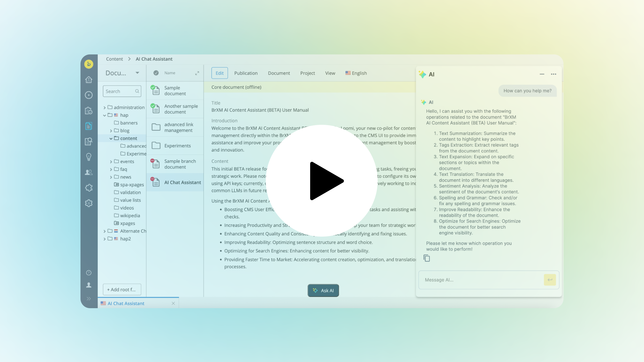 Bloomreach Content Version 16 preview